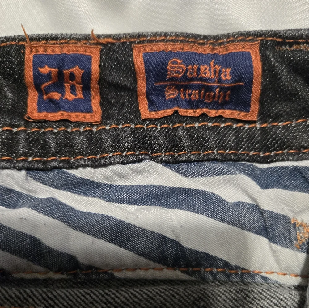 Rock Revival Black Boot Cut Jeans with Ornate Stitching - Picture 9 of 9